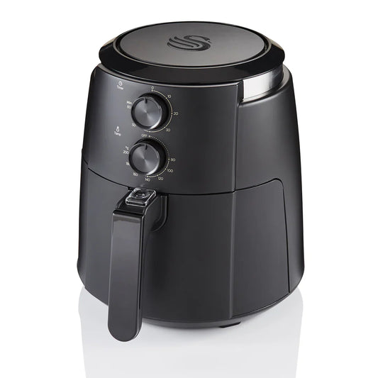 Swan Stealth Manual Air Fryer 1.6kg Food Capacity