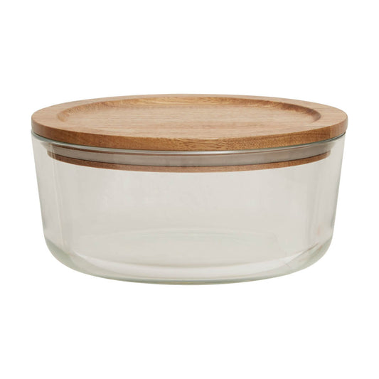 Freska Glass Container with Acacia Lid 850ml