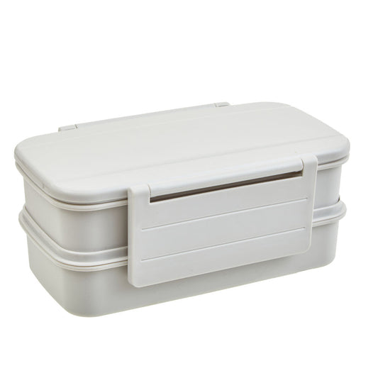 Lunch Box with Cutlery - Warm Grey