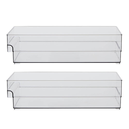 Large Fridge Organiser Trays - Set of 2