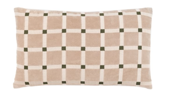 Sana Velvet Cushion Taupe