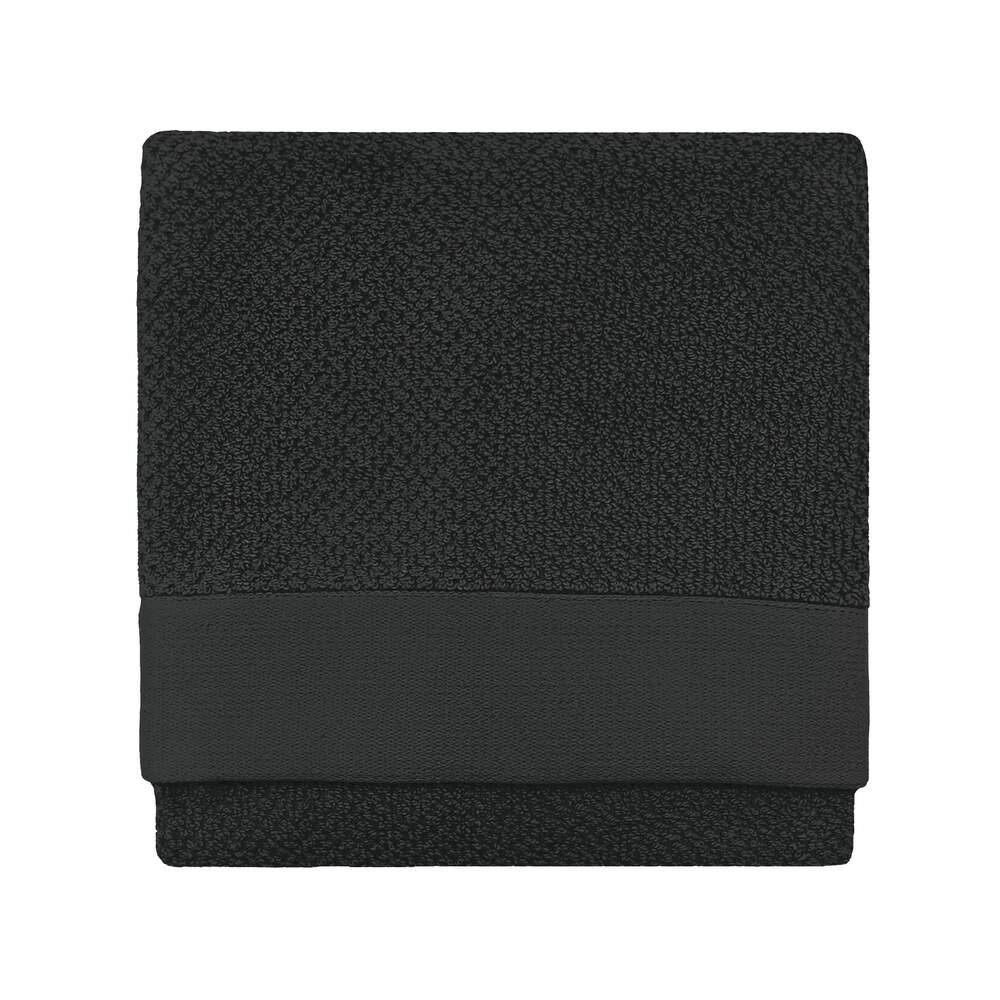 Textured Hand Towel - Black