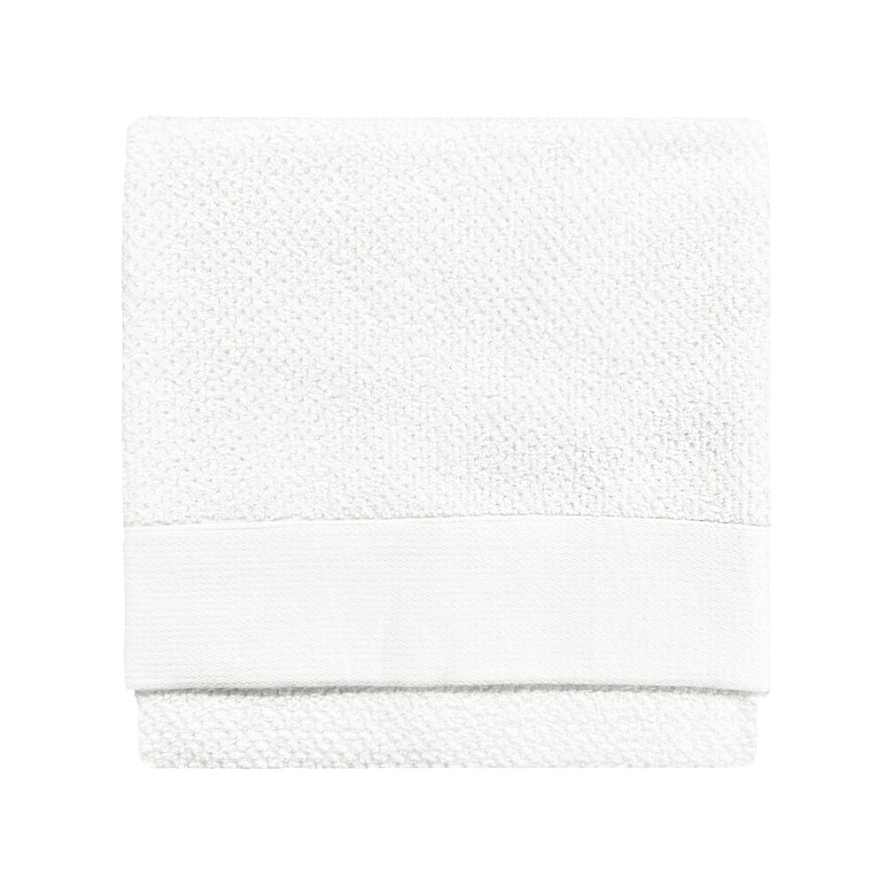 Textured Hand Towel - White