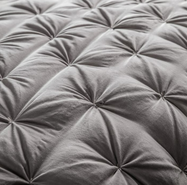 Opulent Velvet Bedspread Neutral