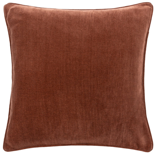 Heavy Chenille Piped Cushion Nutmeg