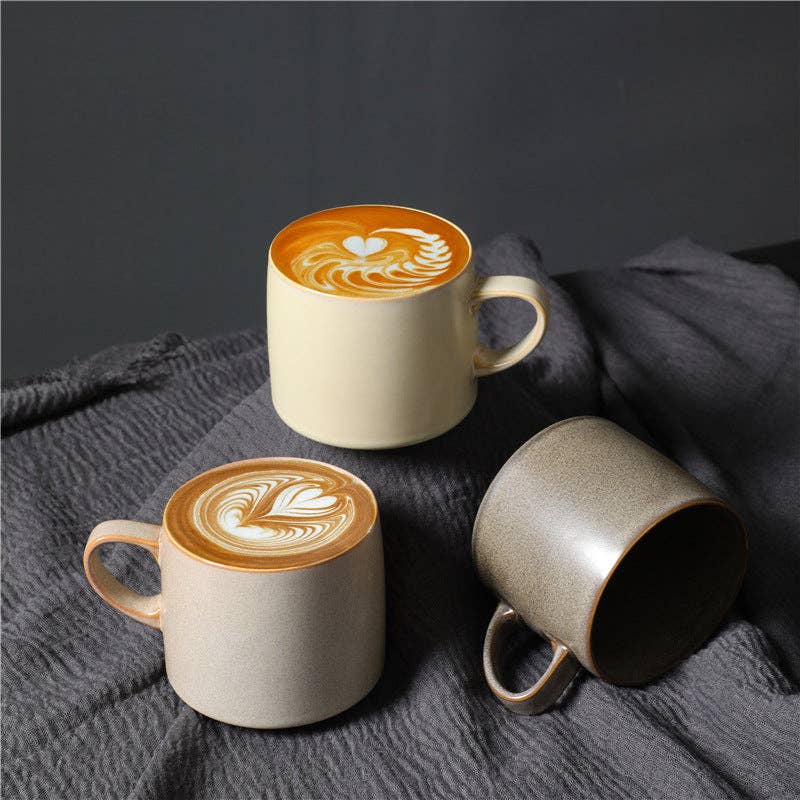 Gohobi Handmade Colourful Ceramic Coffee Cup Mug - Red