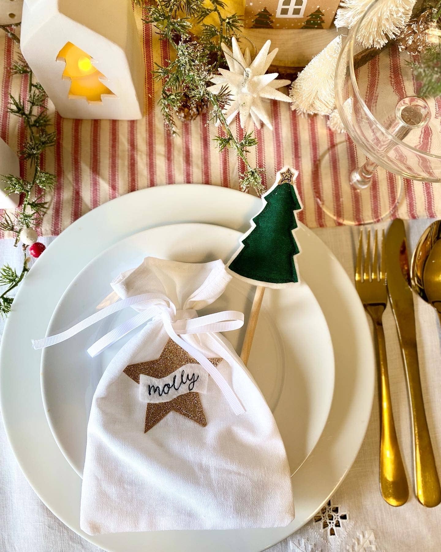 Christmas hanging decoration trio