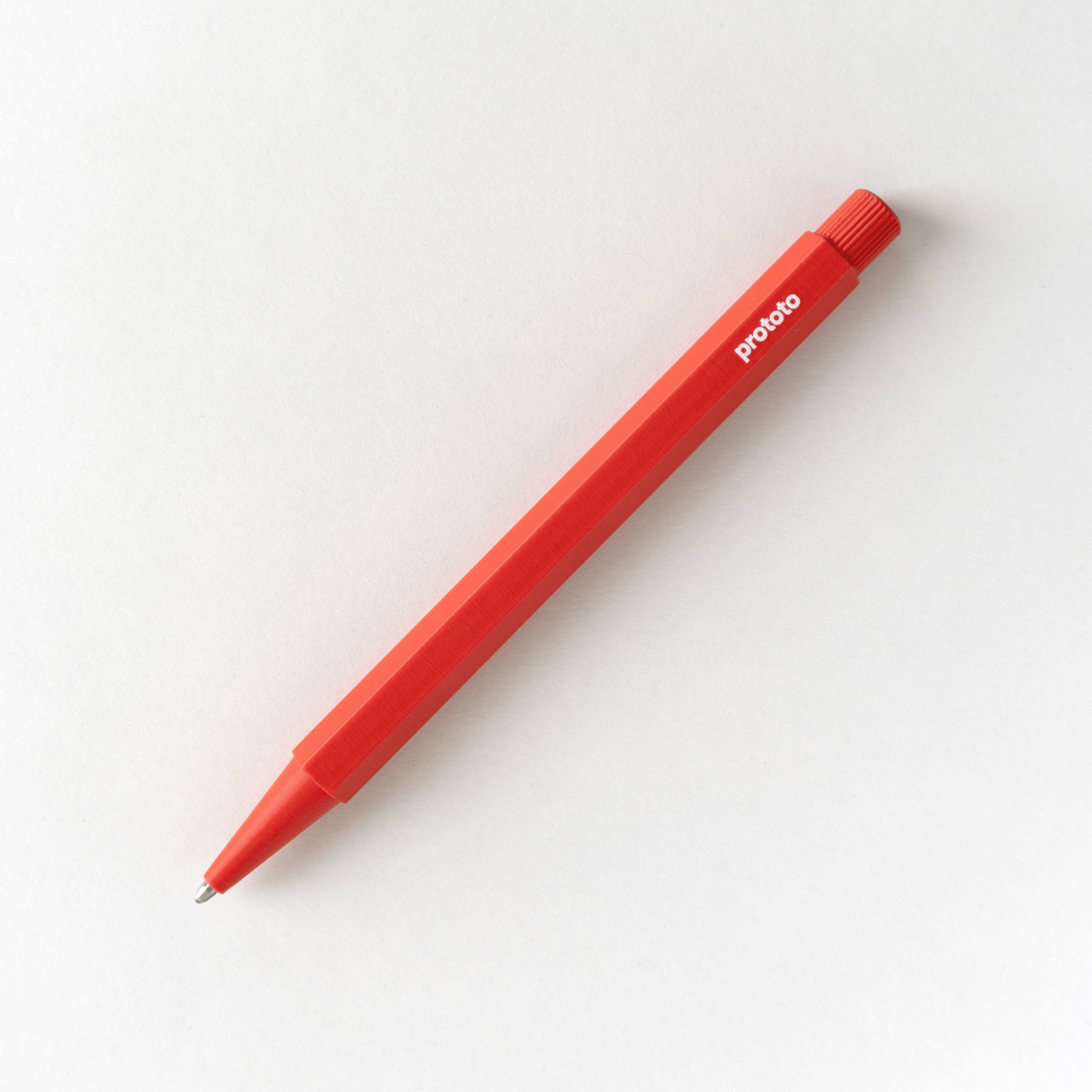 Zero Waste ballpoint pen in red