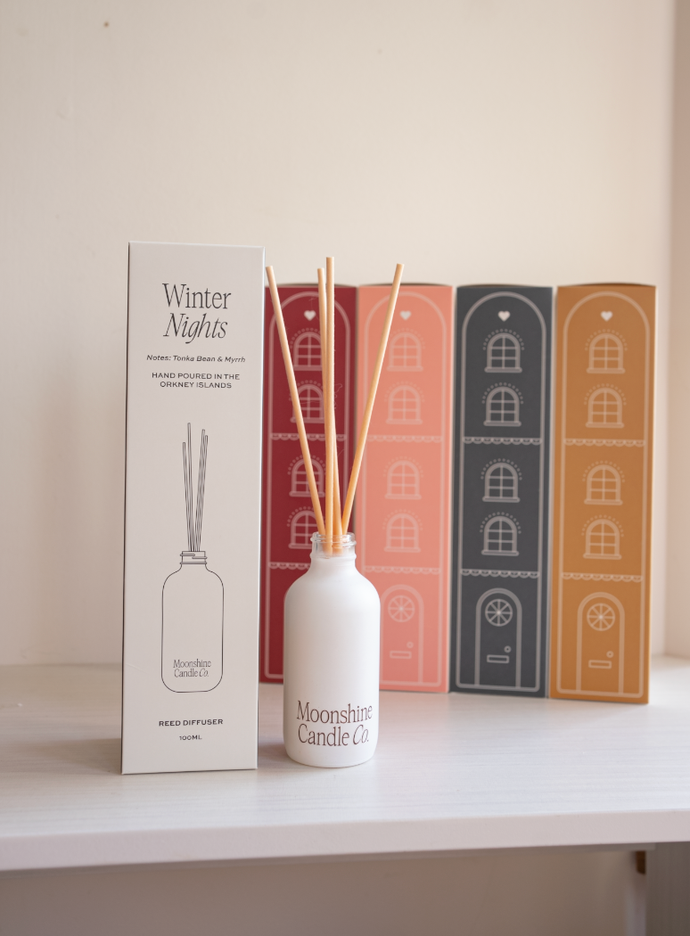 Frosted Gingerbread Hand poured Winter Christmas Diffuser